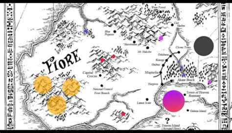 fairy tail fiore|fiore region map.